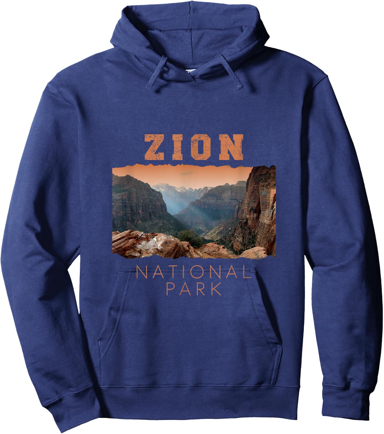 Zion Canyon National Park Utah in United States Hoodie - Hoodie | Navy