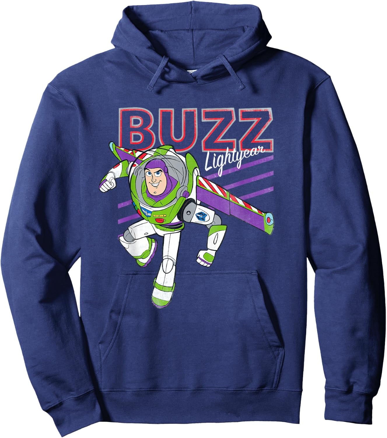 Disney Pixar Toy Story 4 Classic Buzz Lightyear Hoodie - Hoodie | Navy