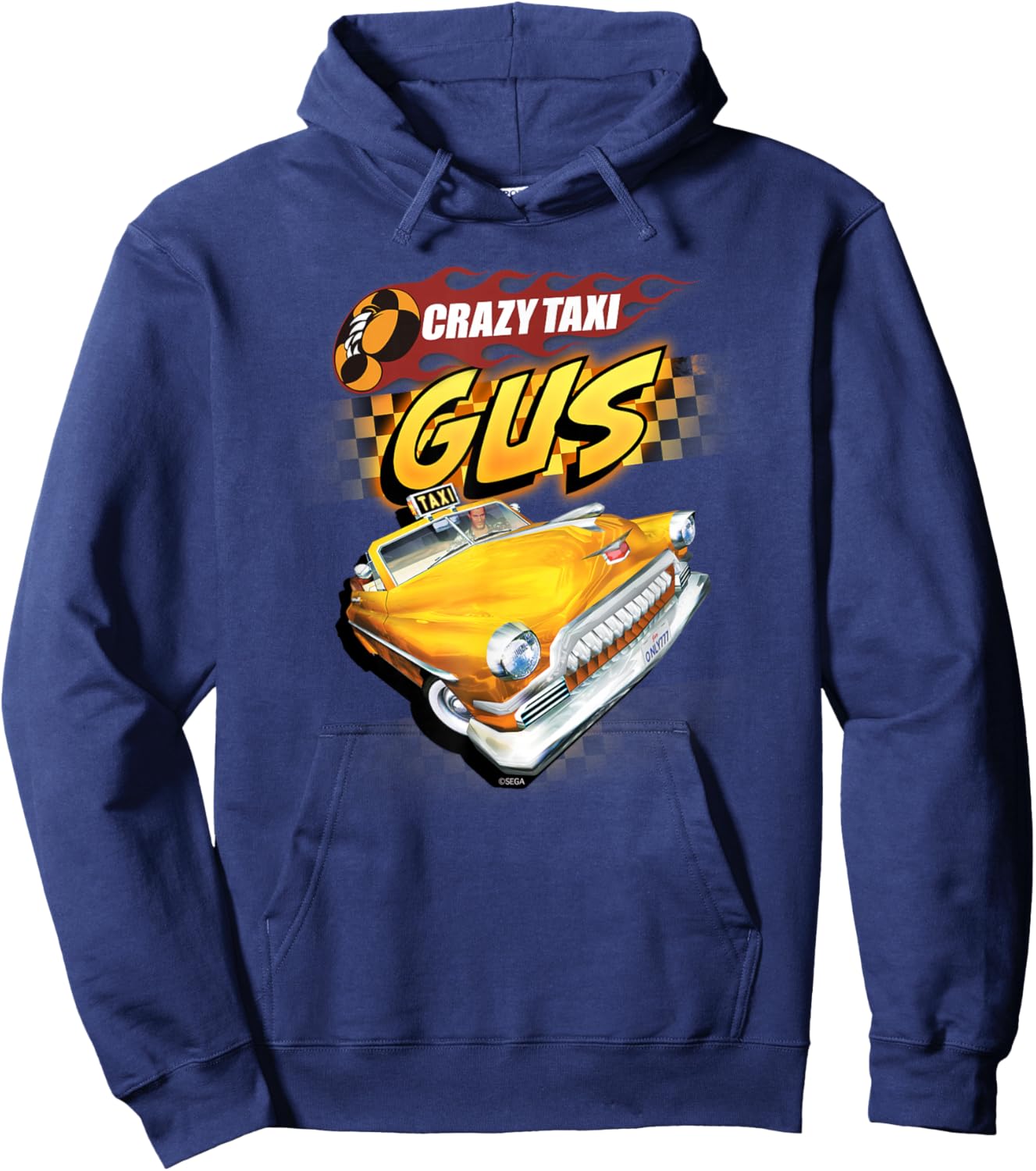 Crazy Taxi Gus Driver Hoodie - Hoodie | Navy