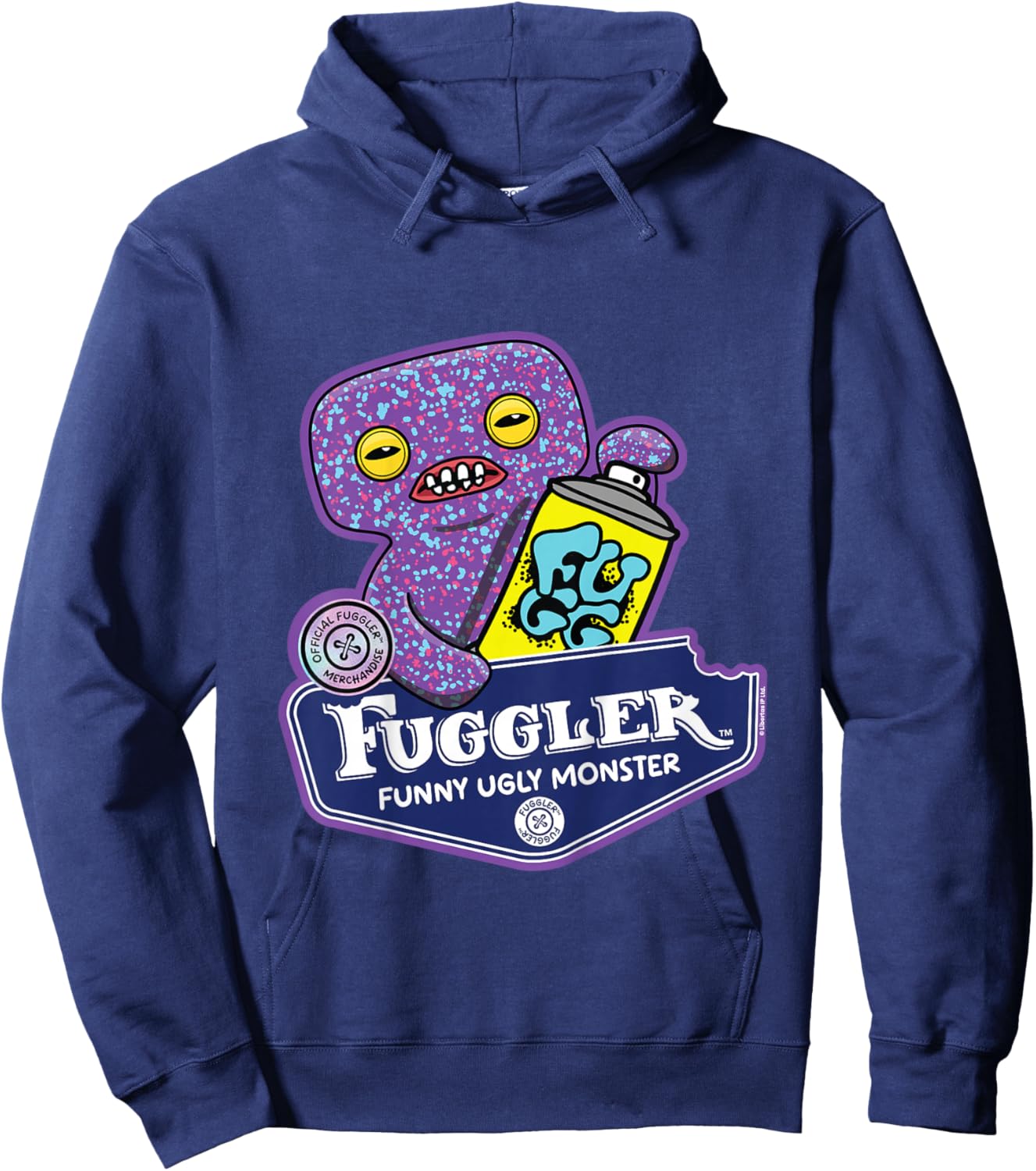 Fuggler Funny Ugly Monsters Squidge Kids Hoodie - Hoodie | Navy