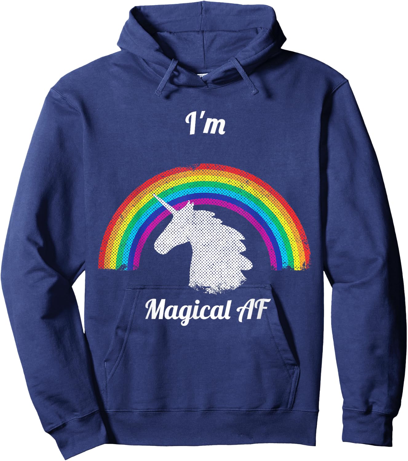 I'm Magical AF Unicorn Hoodie - Hoodie | Navy