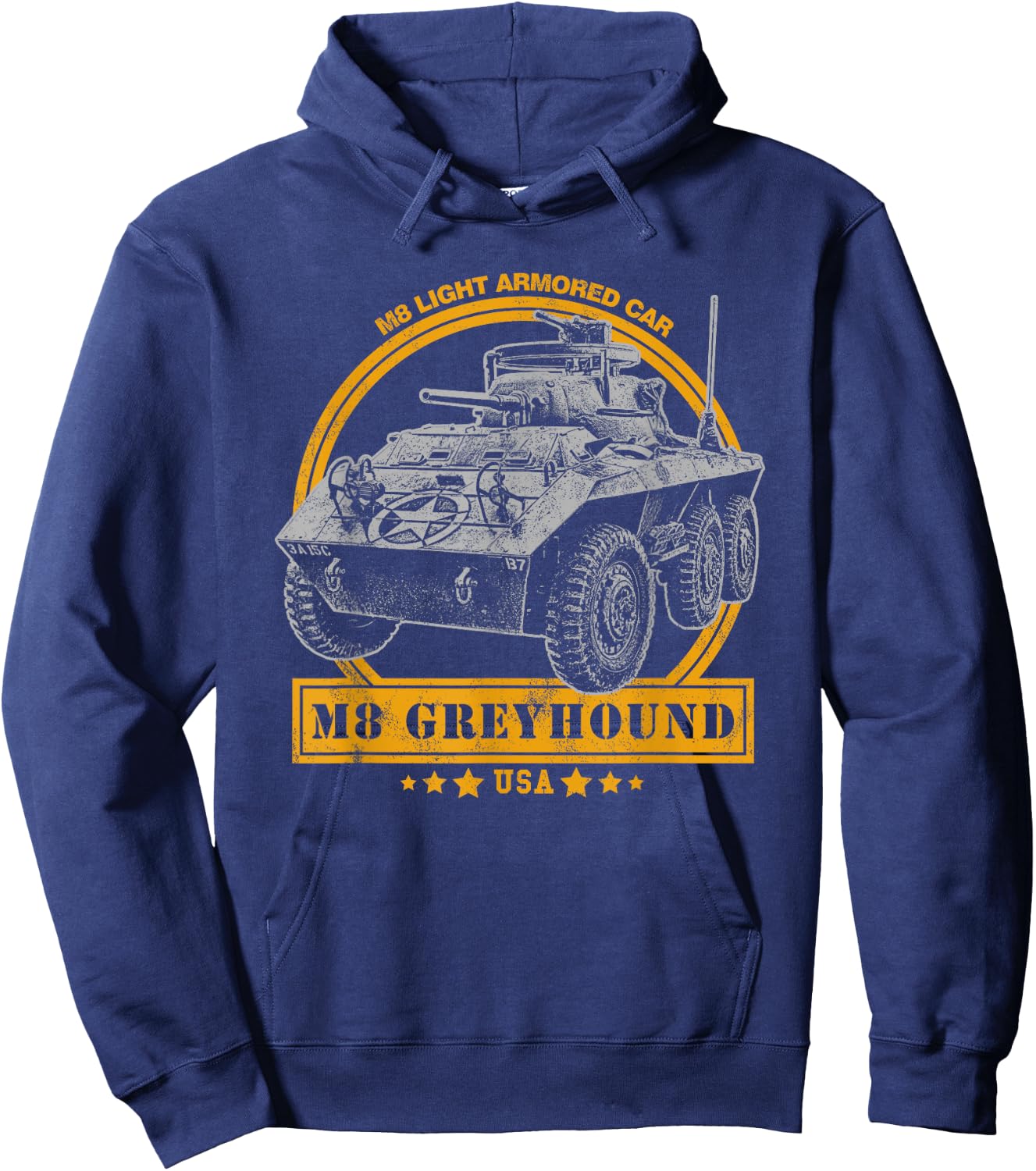 M8 Greyhound Light Armored Car Hoodie - Hoodie | Navy