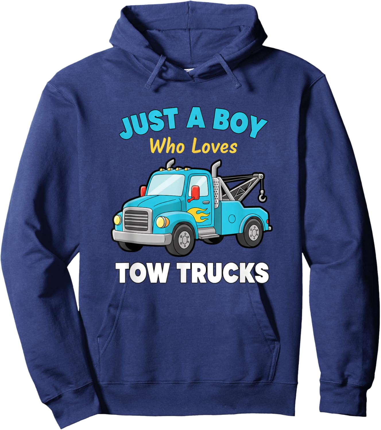 Trucks & Off-Road, I'm The Tow Truck Kid Hoodie - Hoodie | Navy