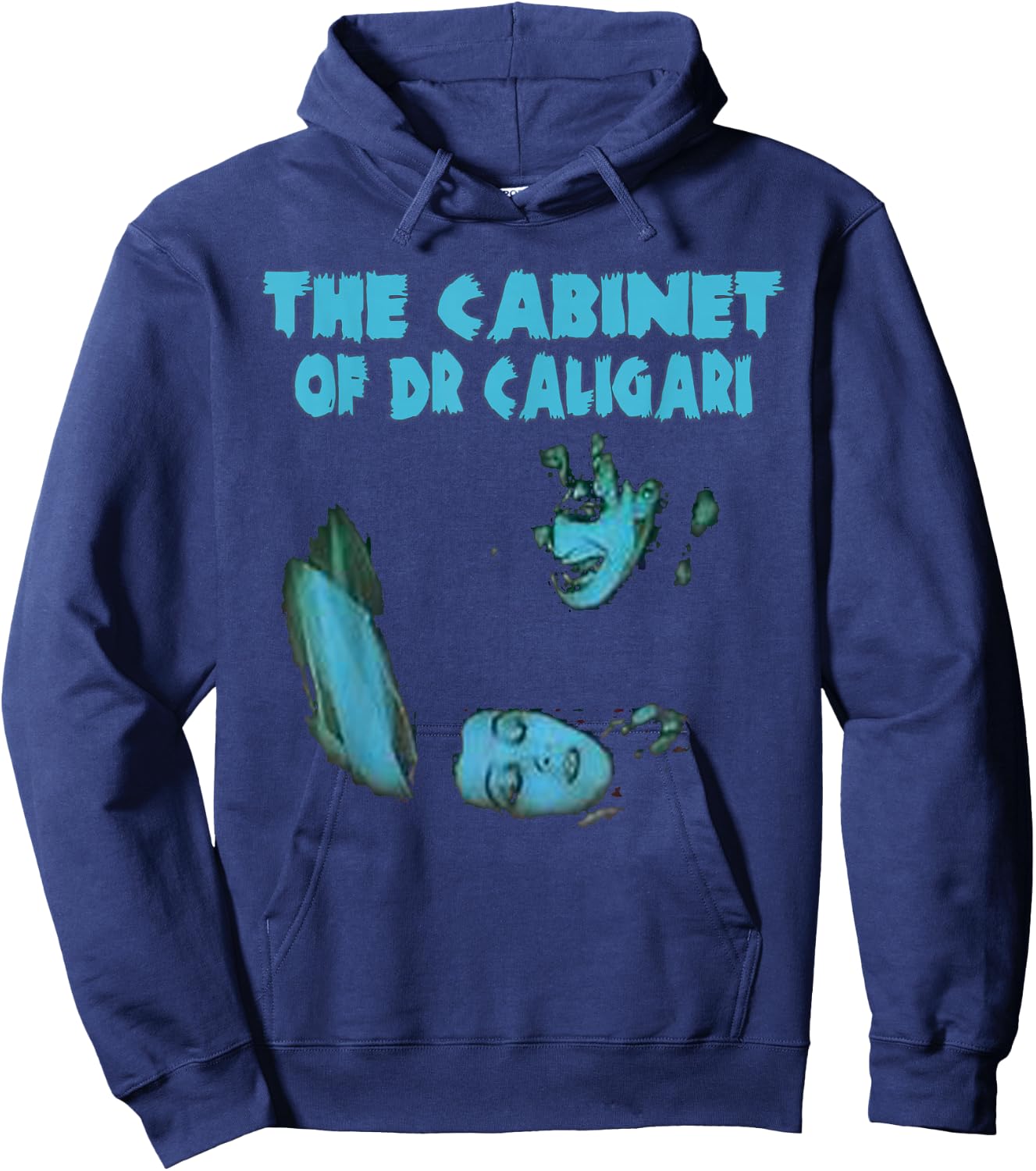 The Cabinet of Dr Caligari Silent Horror Hoodie - Hoodie | Navy