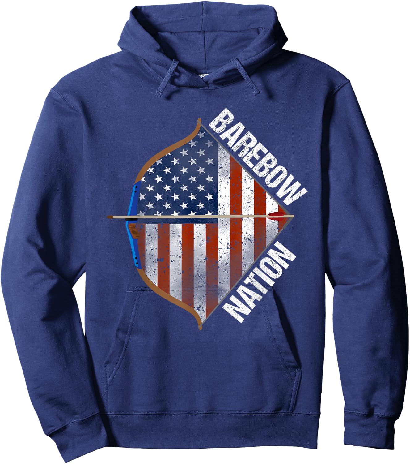 Barebow Nation Recurve Archery Hoodie - Hoodie | Navy