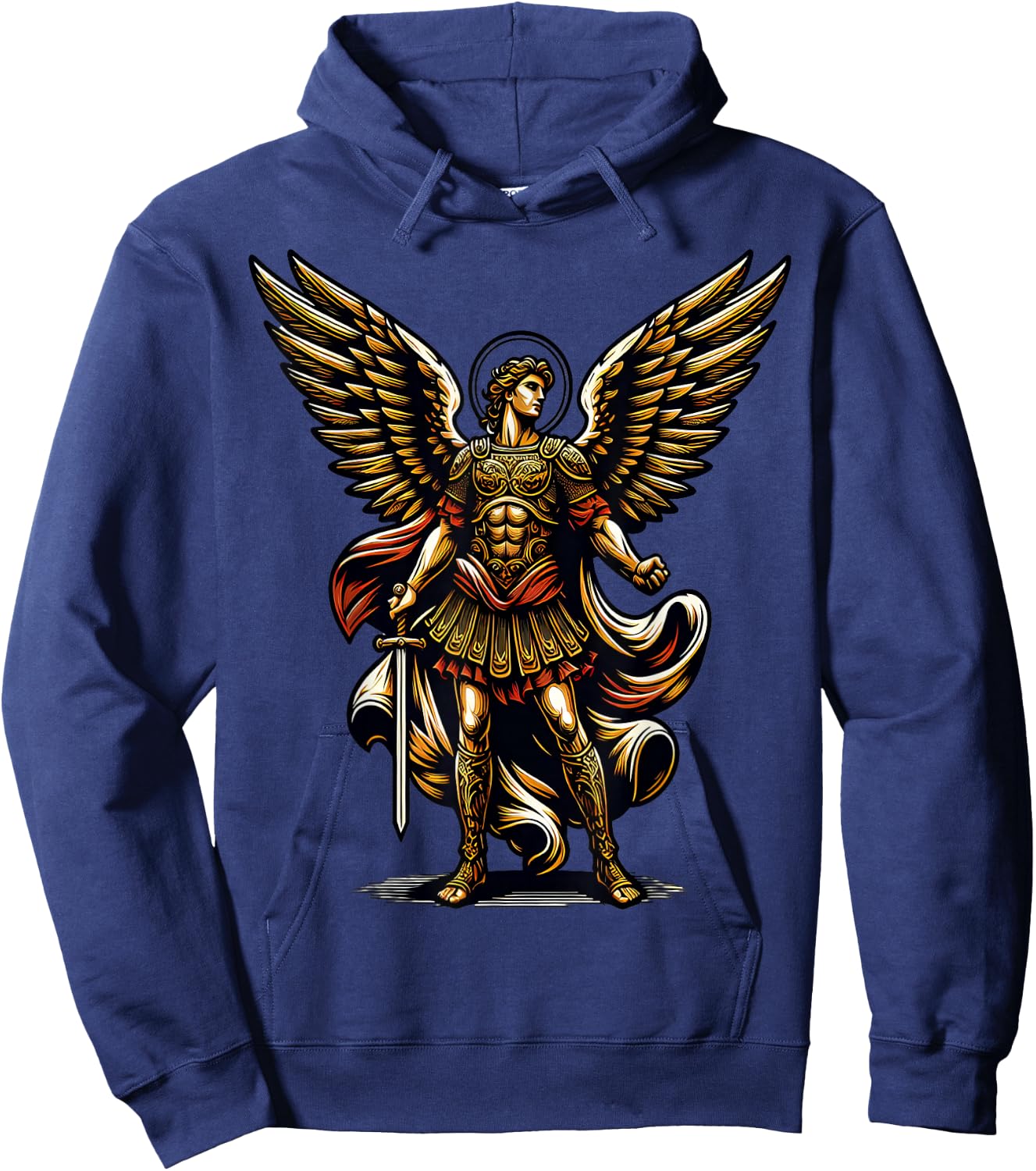 Saint Michael Archangel Hoodie - Hoodie | Navy