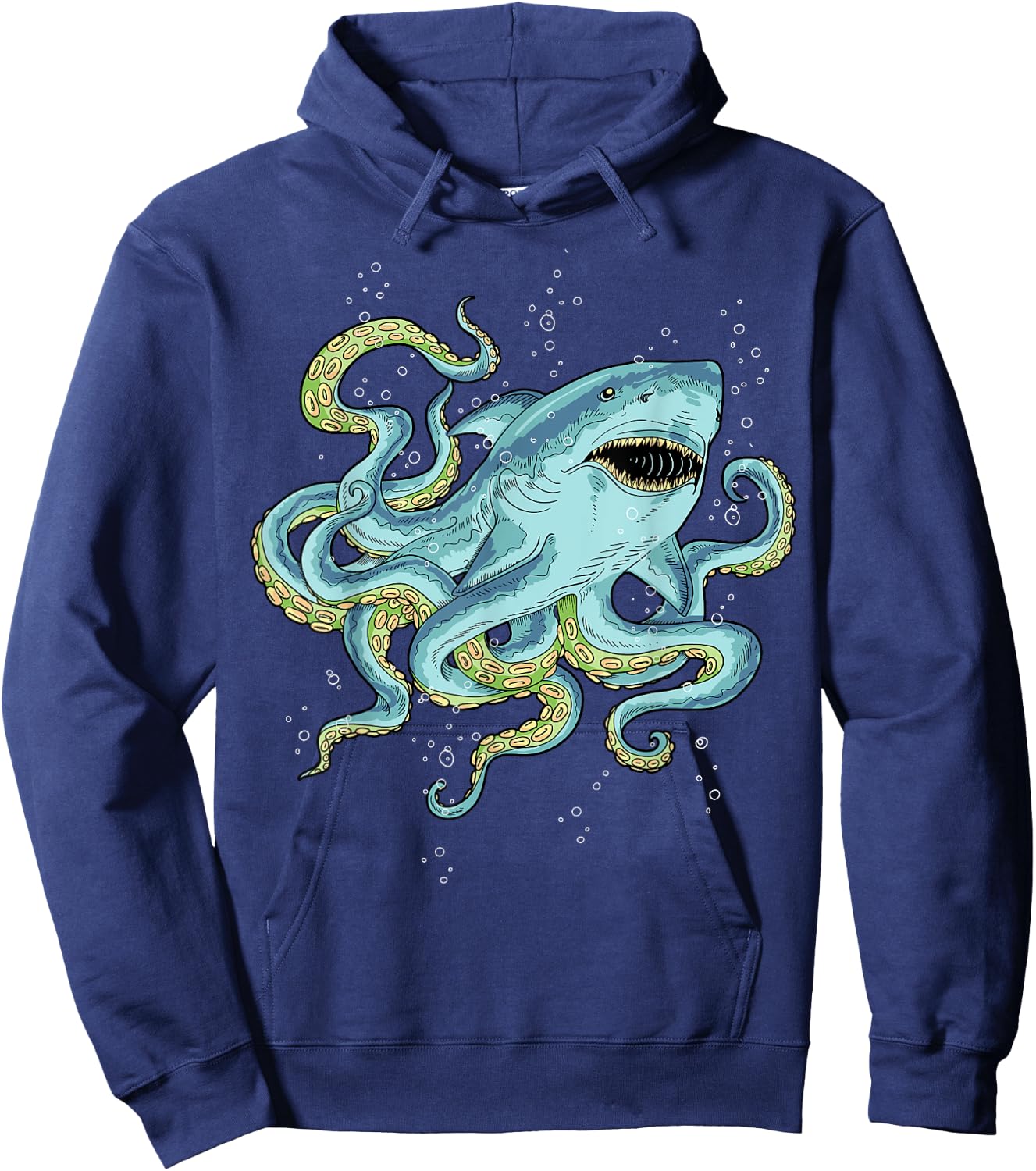 Half Shark Half Octopus Sharktopus Hoodie - Hoodie | Navy