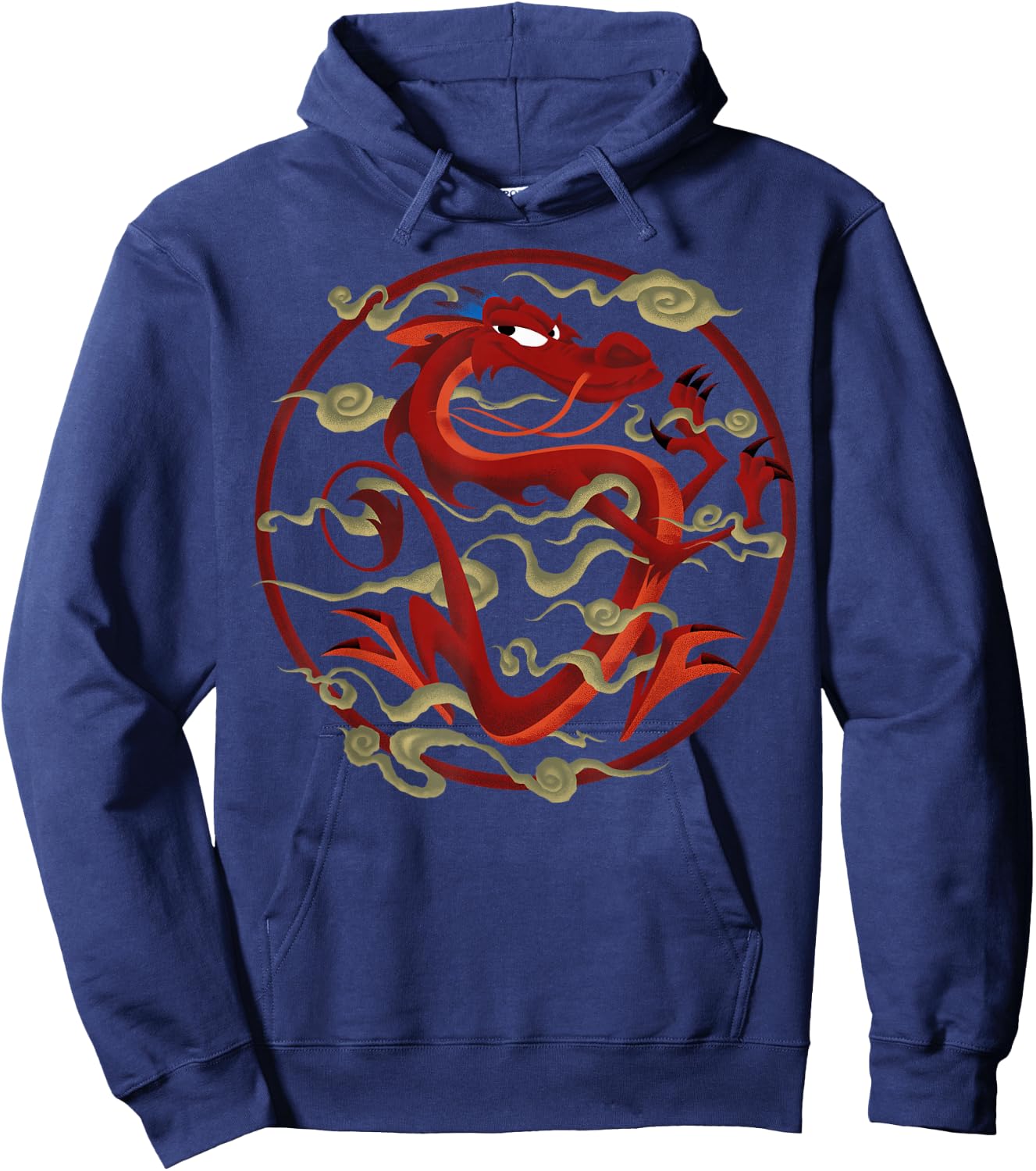Disney Mulan Mushu Inner Circle Graphic Hoodie - Hoodie | Navy