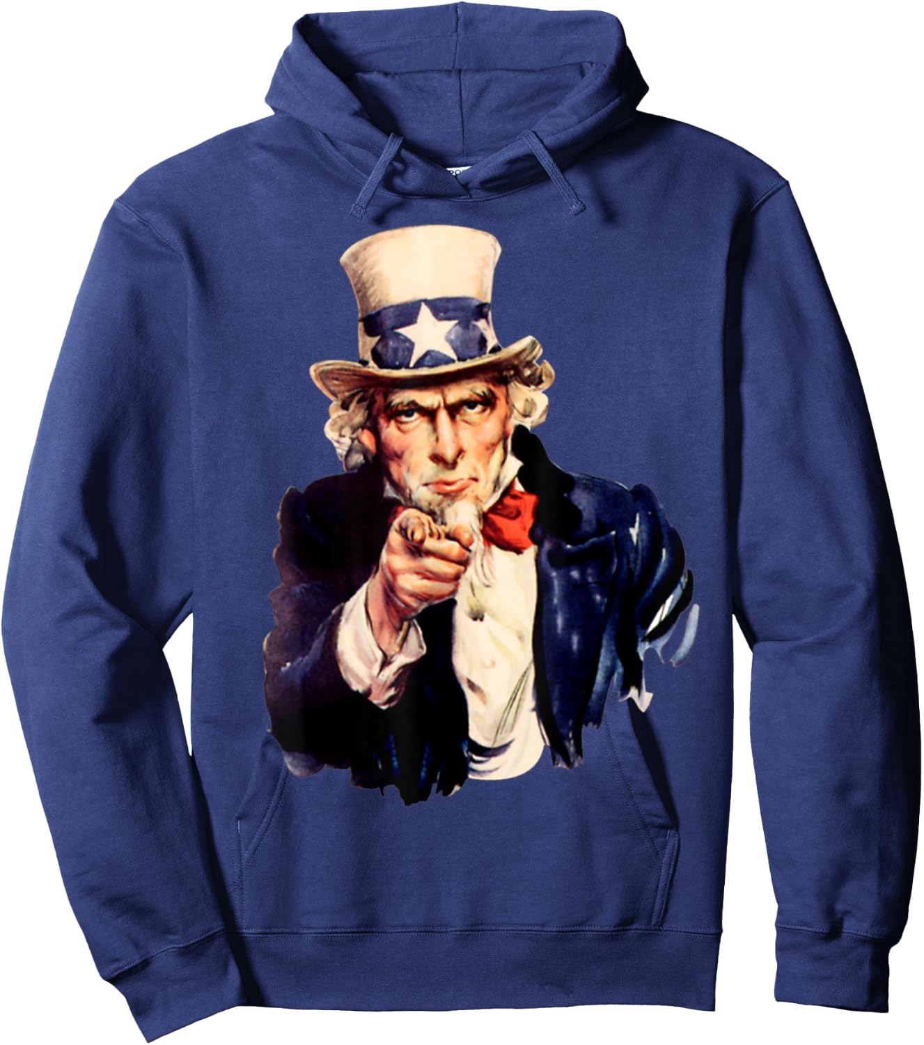 I want you - Uncle Sam FUN Hoodie - Hoodie | Navy