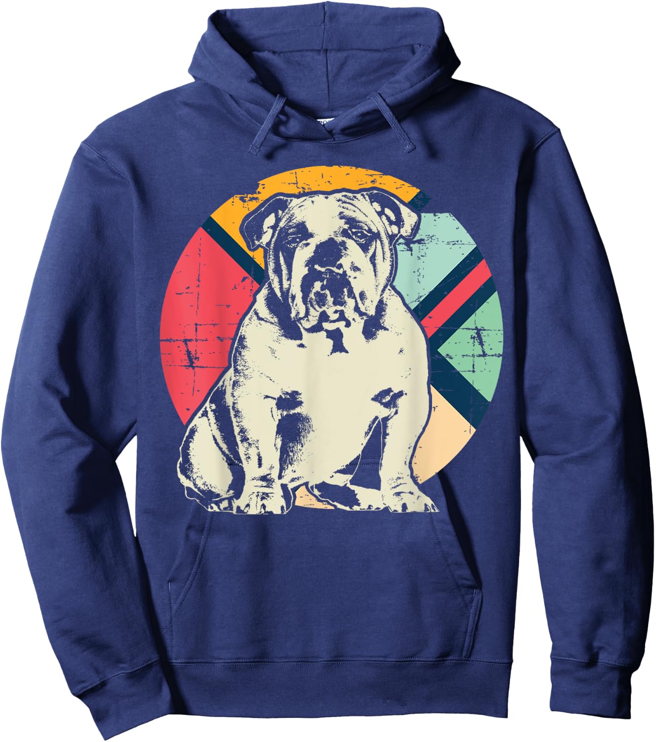 English Bulldog British Bulldog Hoodie - Hoodie | Navy