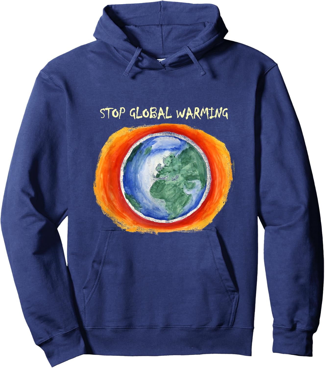 Stop Global Warming Hoodie - Hoodie | Navy