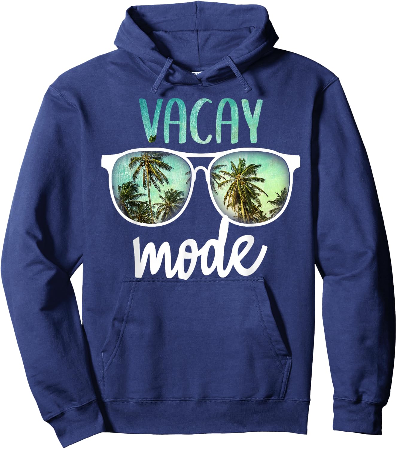 Vacay Mode Cute Vacation Summer Cruise Getaway Hoodie - Hoodie | Navy