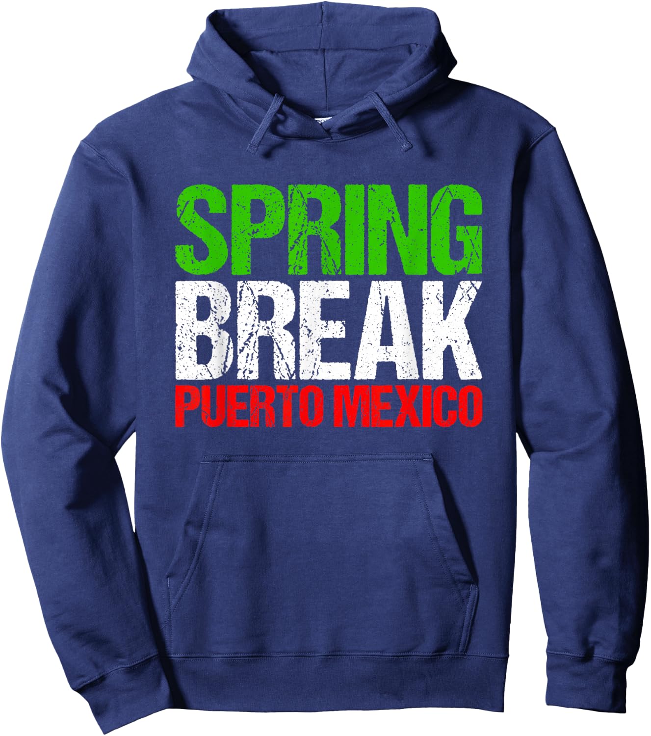 Spring Break Puerto Mexico Hoodie - Hoodie | Navy
