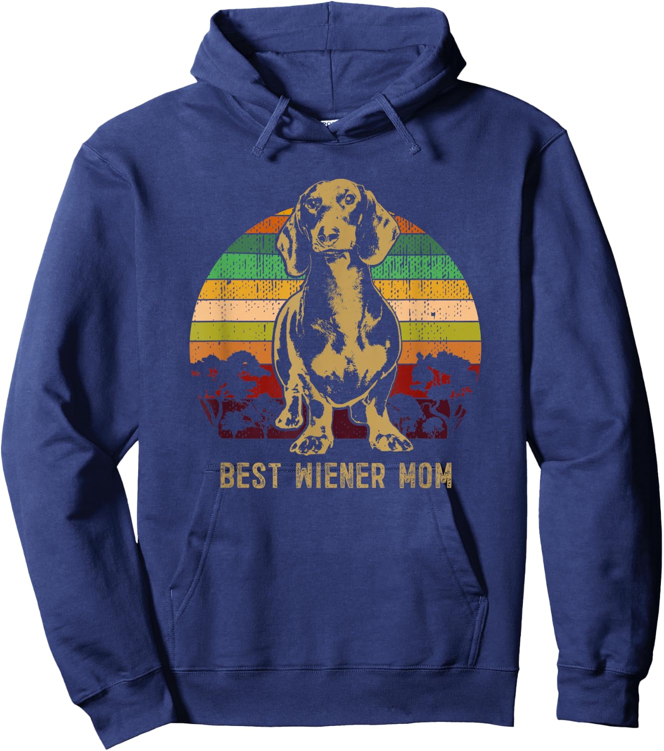 Dachshund Doxie Wiener Sausage Dog Hoodie - Hoodie | Navy