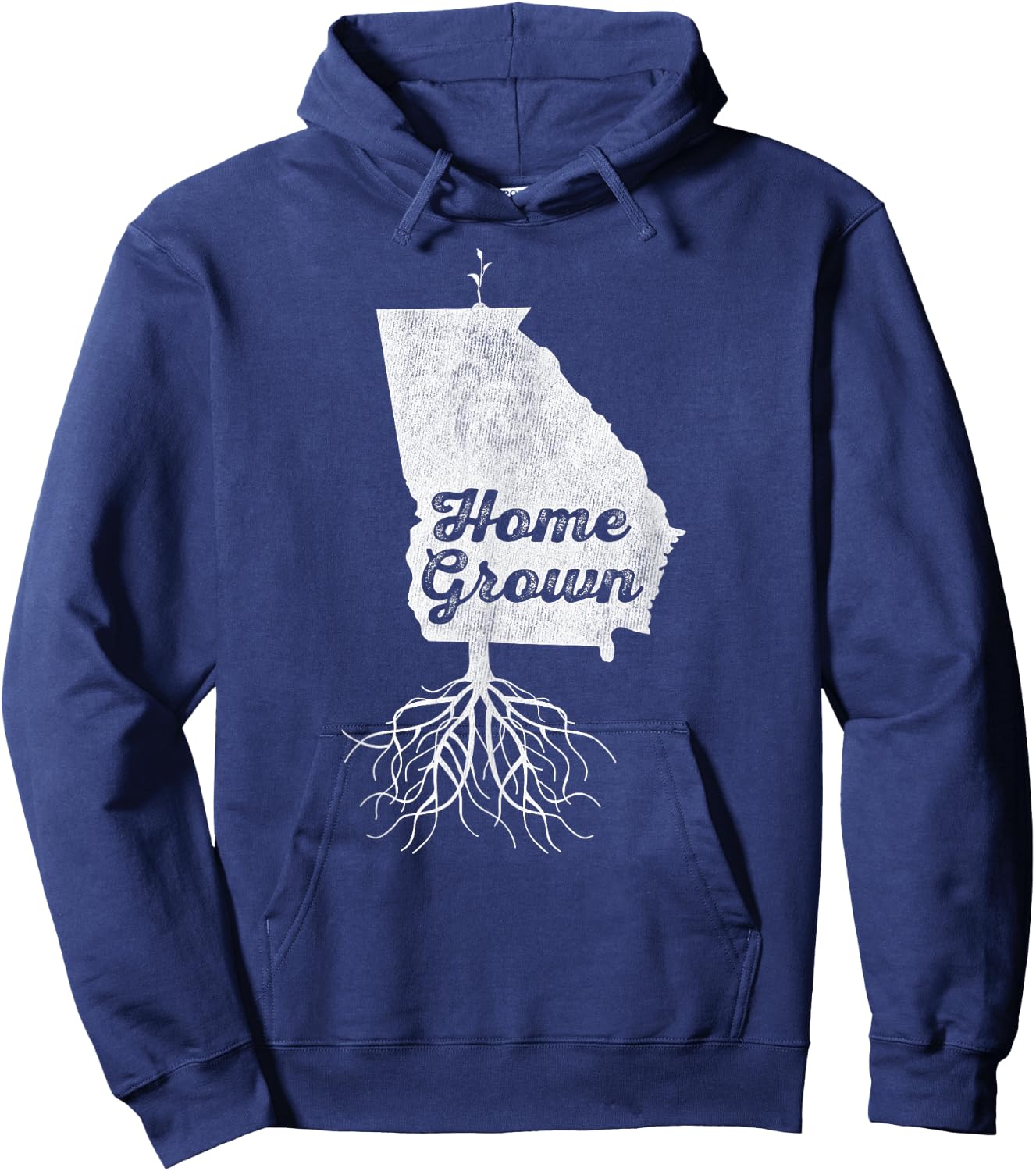 Georgia T Shirt Home Grown Roots GA State Pride Hoodie - Hoodie | Navy