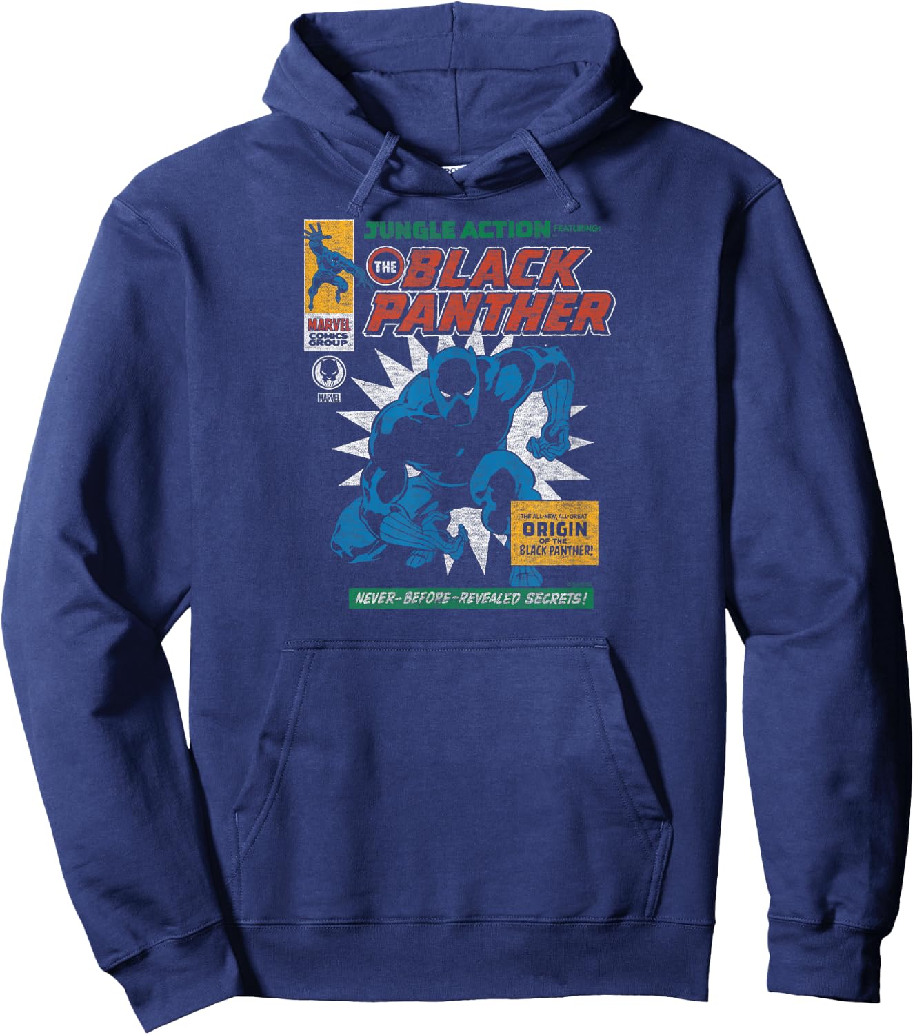Black Panther - Comic Cover Hoodie - Hoodie | Navy