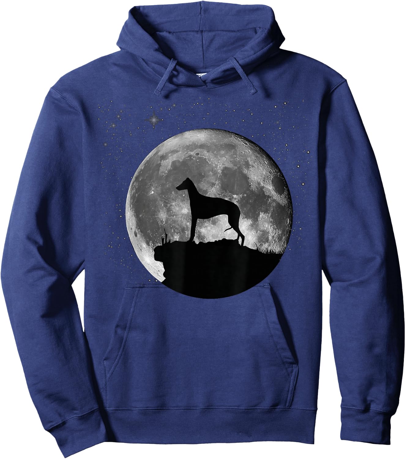 Greyhound Grey-Dog Italian-Greyhound Hoodie - Hoodie | Navy