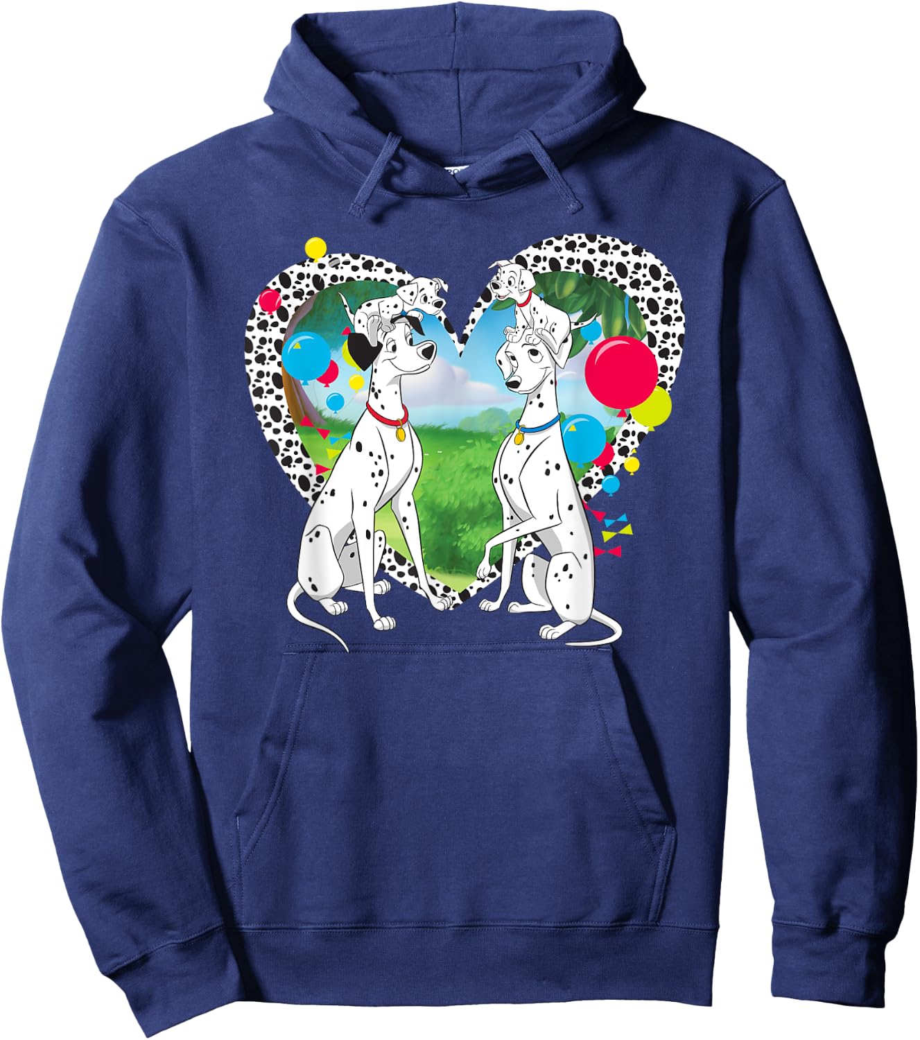 101 Dalmatians - Pongo and Perdita Hoodie - Hoodie | Navy