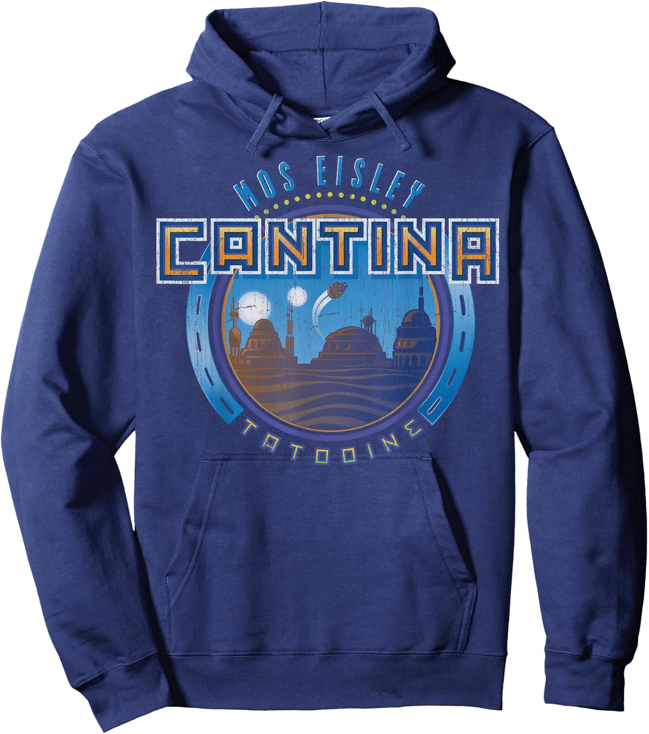 Star Wars Mos Eisley Cantina Badge Hoodie - Hoodie | Navy