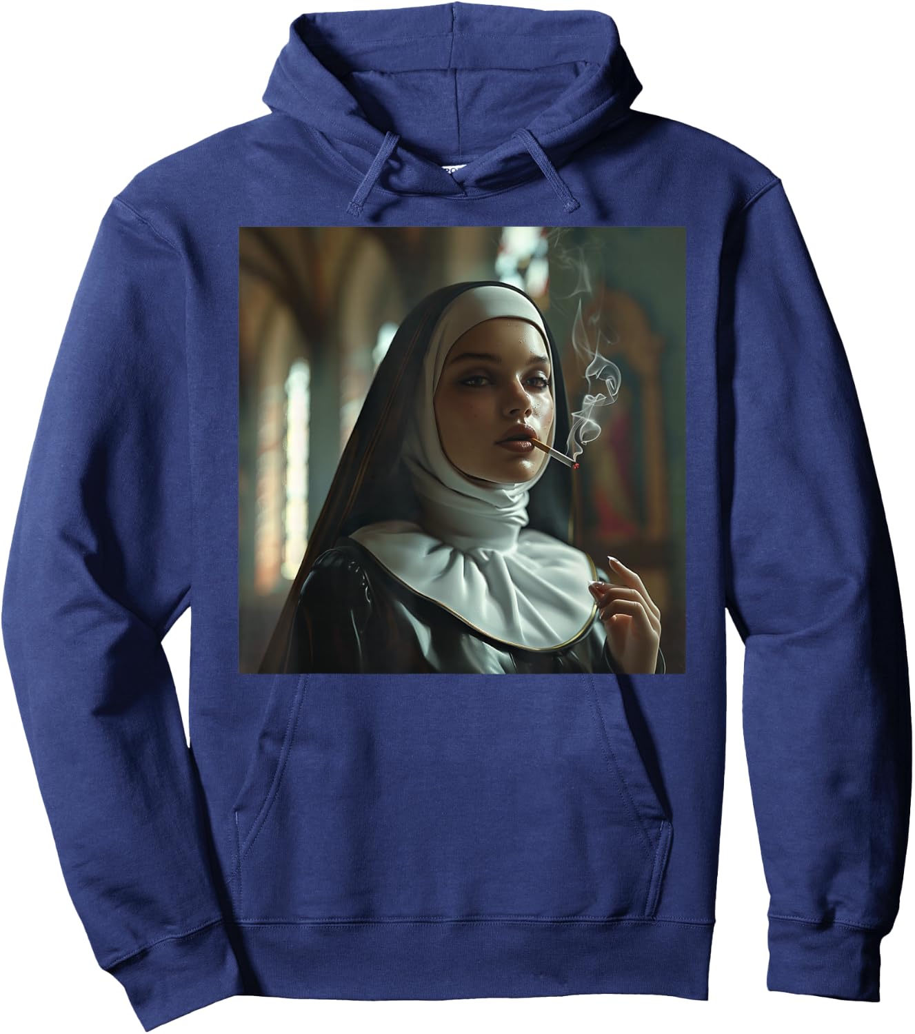 Beautiful rebellious nun, rebellious nun Hoodie - Hoodie | Navy