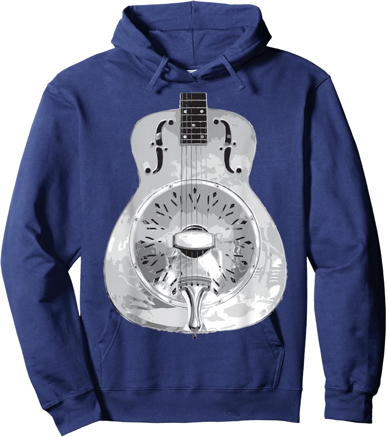 Dobro - Resonator Guitar Hoodie - Hoodie | Navy