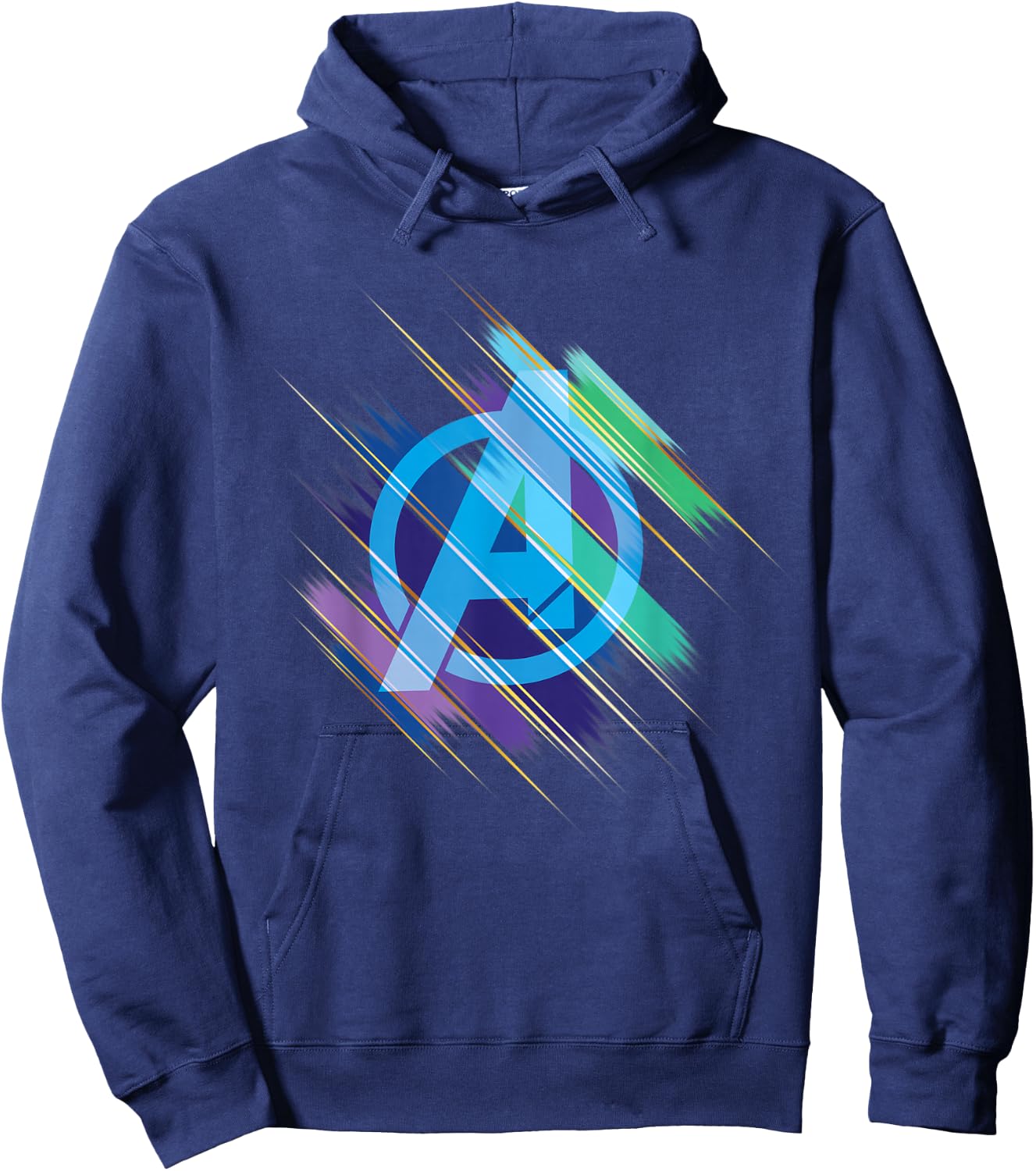 Marvel Avengers: Endgame Logo Blurred Ink Hoodie - Hoodie | Navy