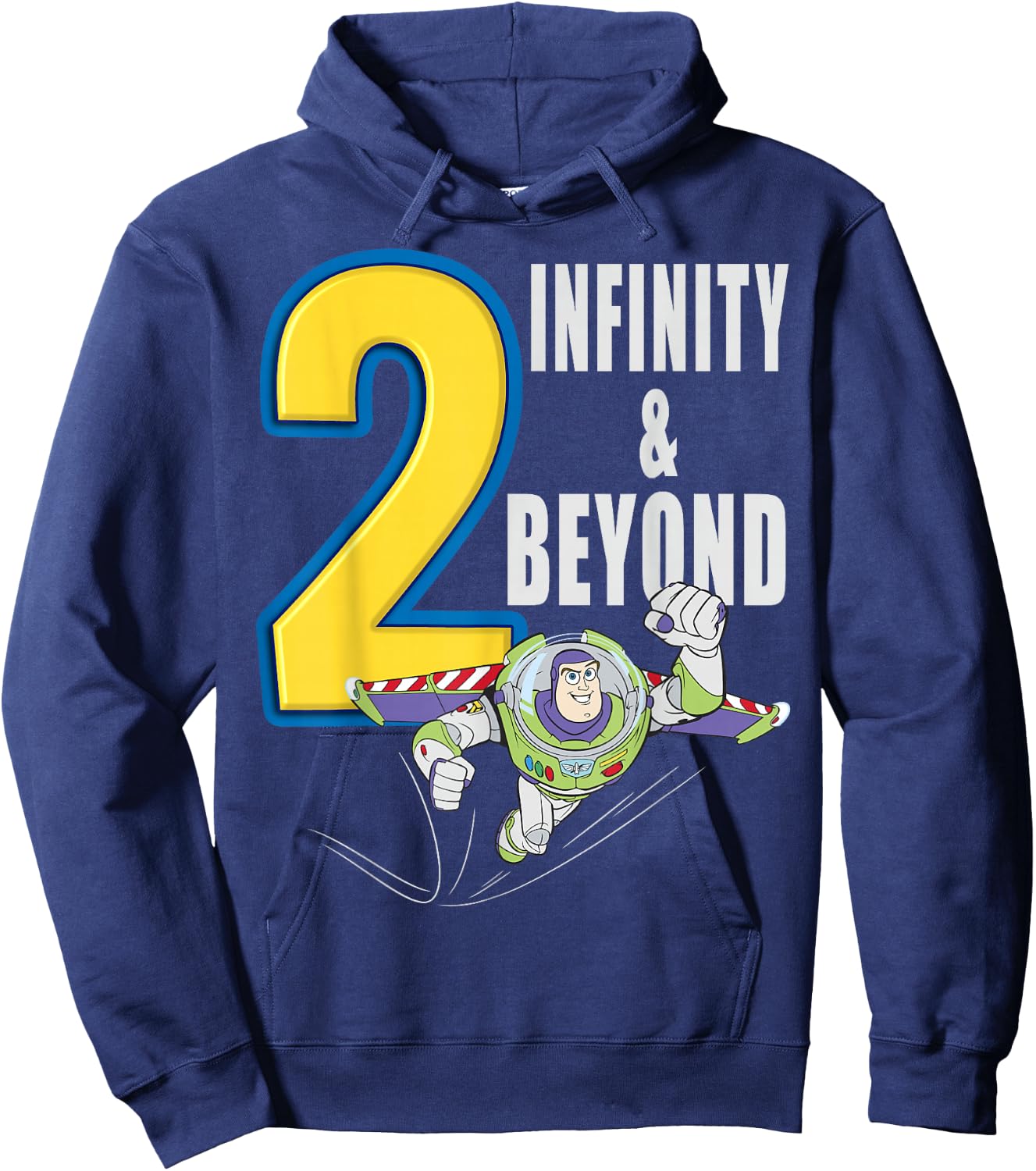 Disney Pixar Toy Story Buzz Lightyear Fly Quote Hoodie - Hoodie | Navy