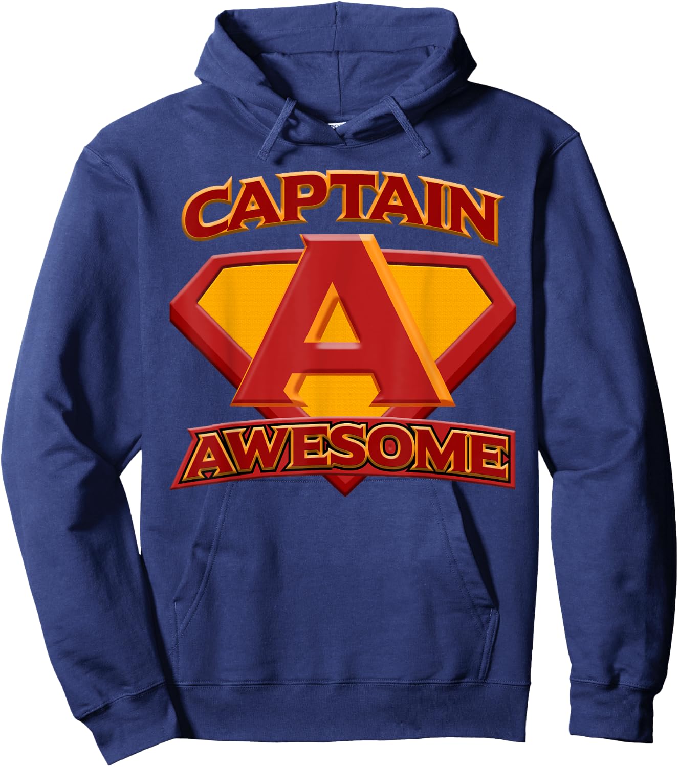 Funny t shirt, Captain AWESOME Hoodie - Hoodie | Navy