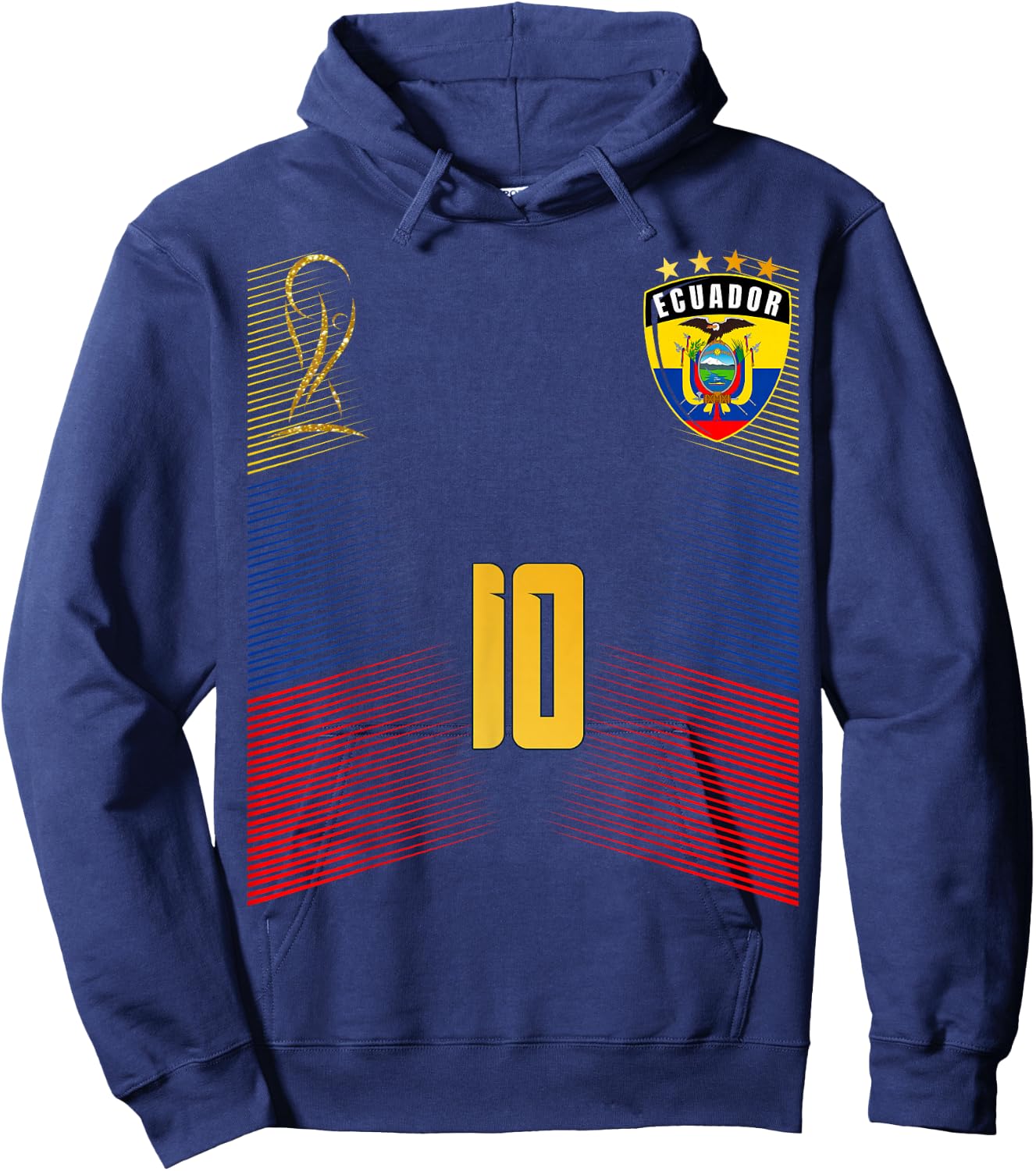 Ecuador Flag Ecuadorian Pride Lovers Hoodie - Hoodie | Navy