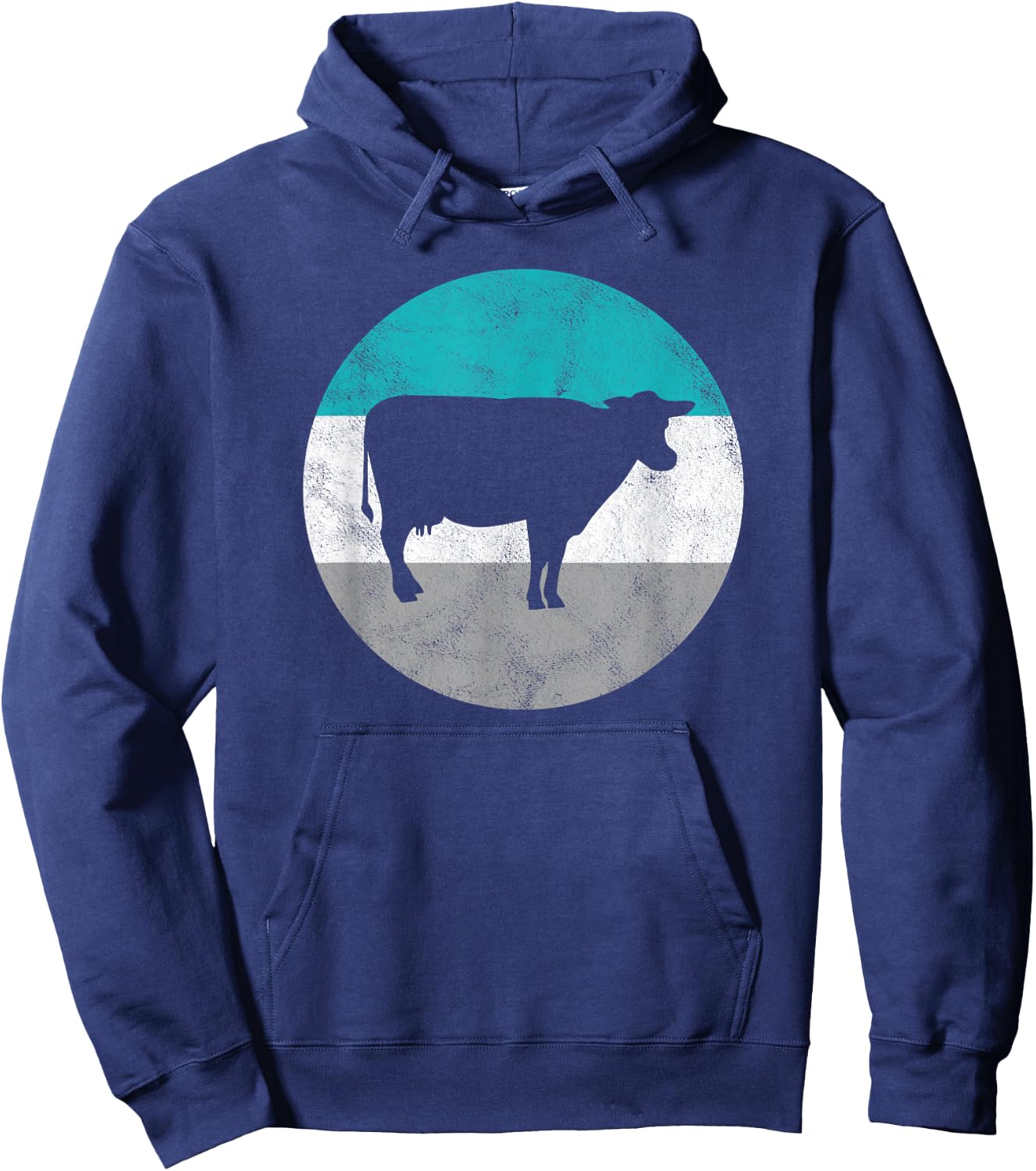 Cow Gift Shirt Women Boys & Girls Hoodie - Hoodie | Navy