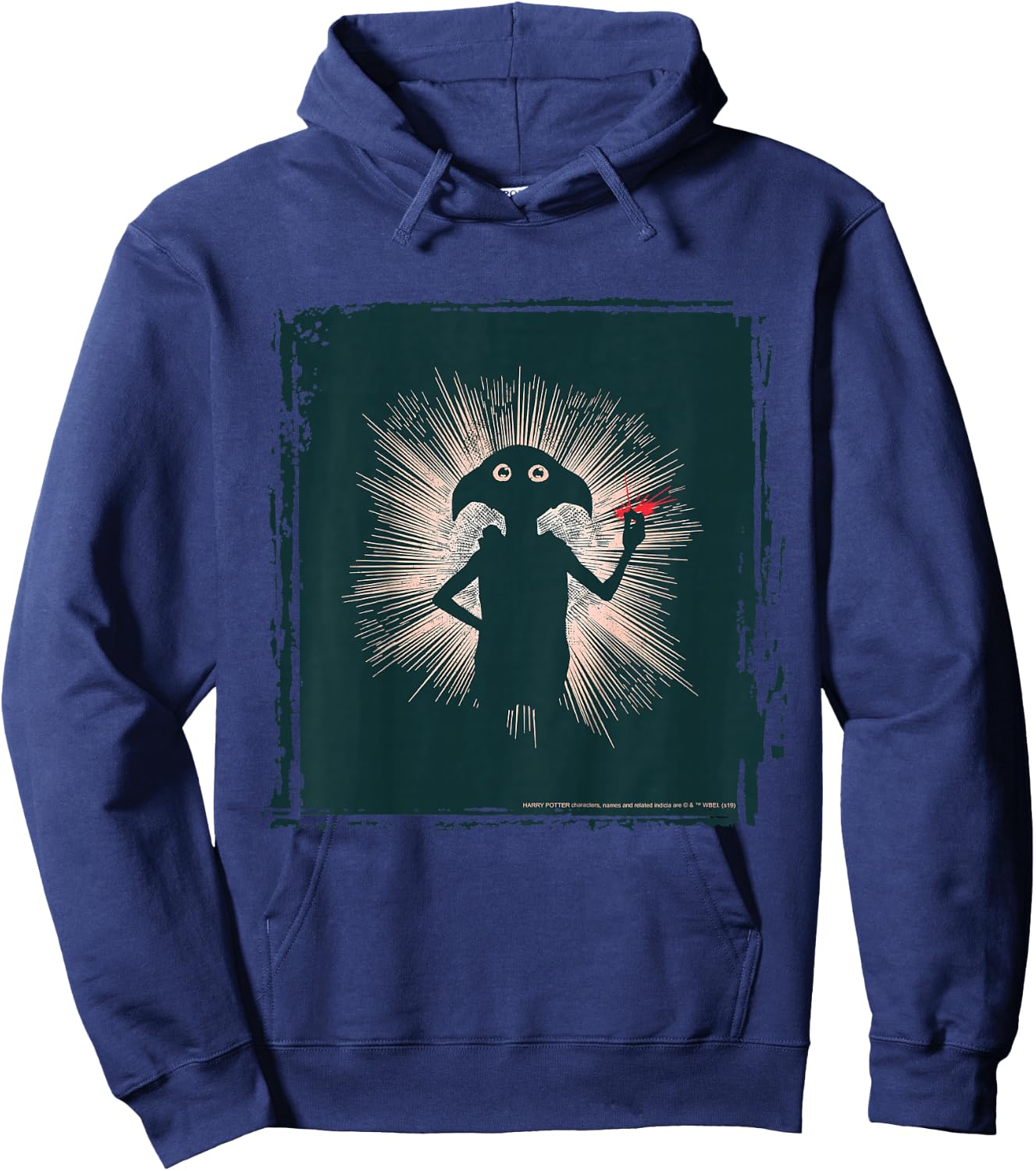 Kids Harry Potter Dobby Magical Snap Silhouette Hoodie - Hoodie | Navy