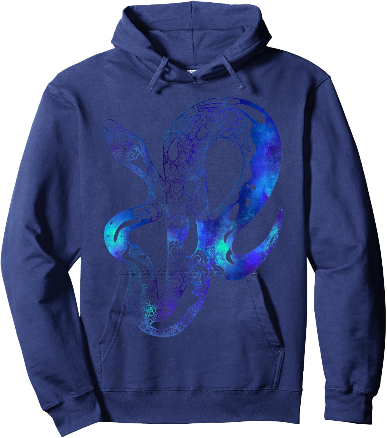 Boho Ball Python Hoodie - Hoodie | Navy