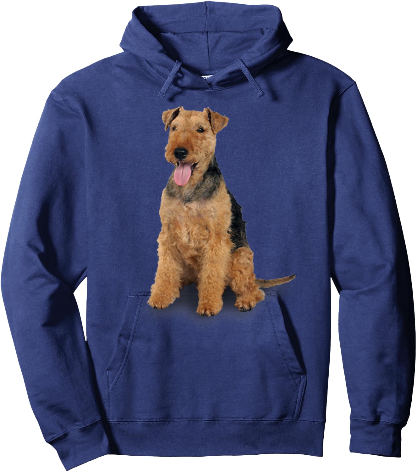 Airedale Terrier T Shirt Hoodie - Hoodie | Navy