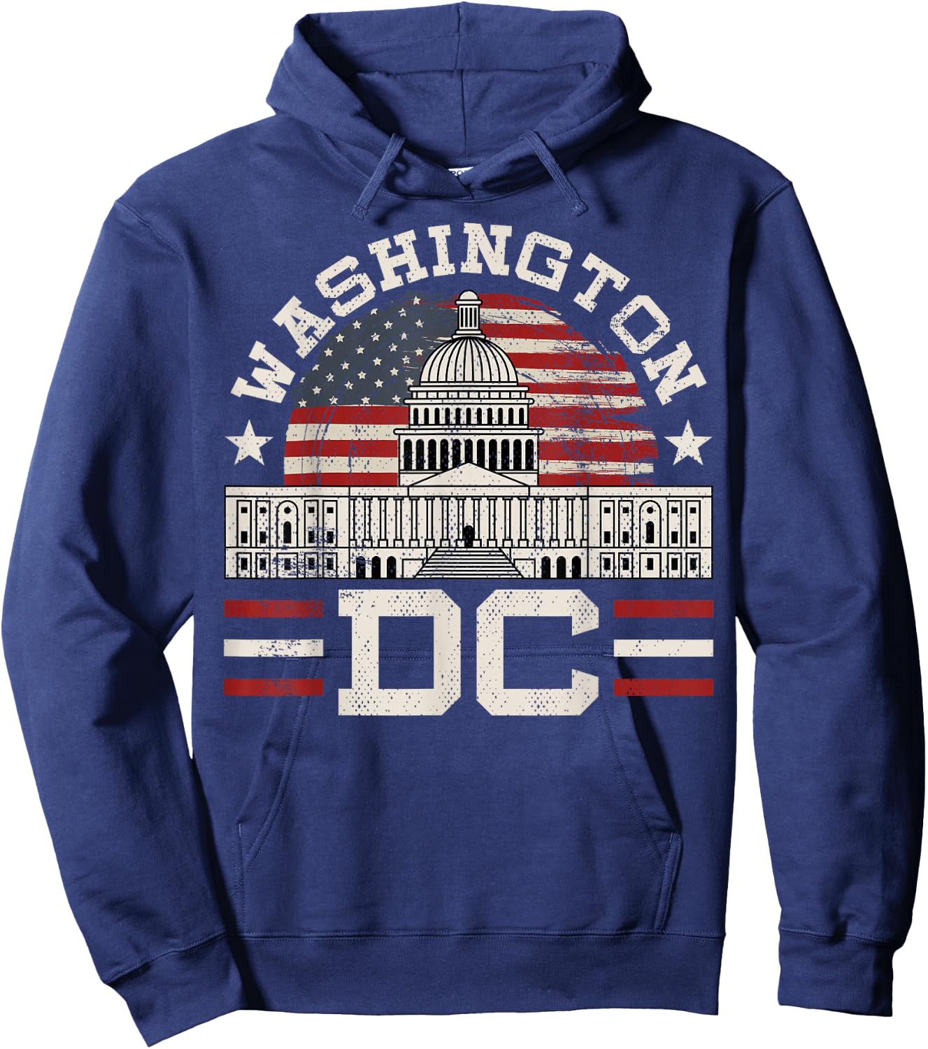 Love Washington DC USA Gift Design Idea Small Hoodie - Hoodie | Navy