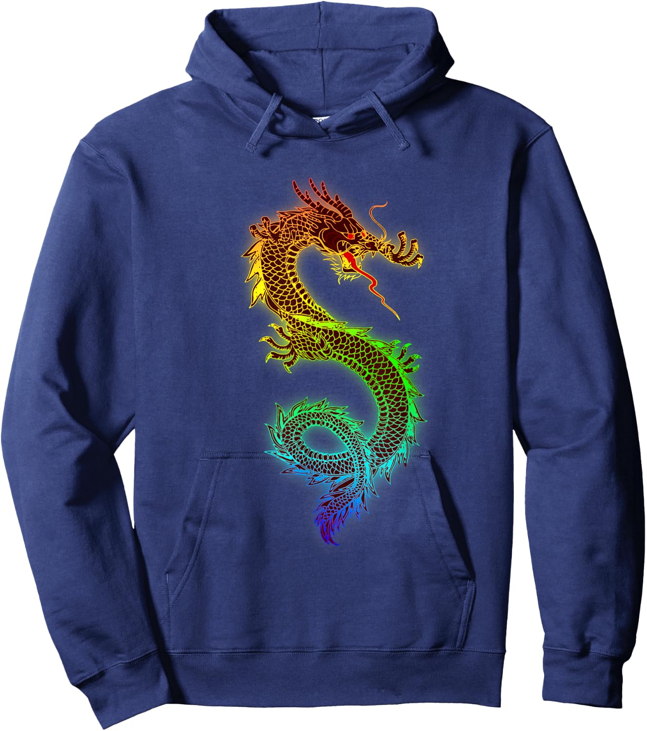 Dragon Shirt Chinese New Year Folklore Gift Hoodie - Hoodie | Navy