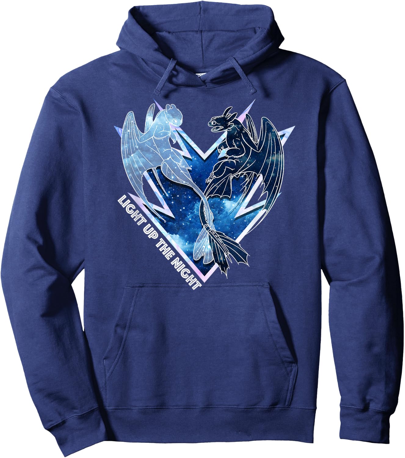 How to Train Your Dragon 3 Light Up The Night Hoodie - Hoodie | Navy