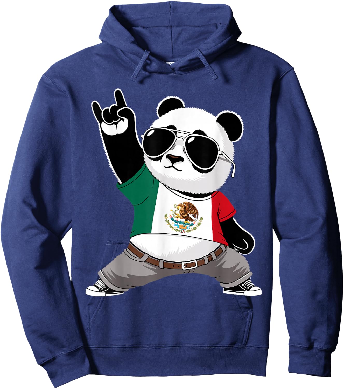 Mexican Flag Men Women Kids Mexico Hoodie - Hoodie | Navy