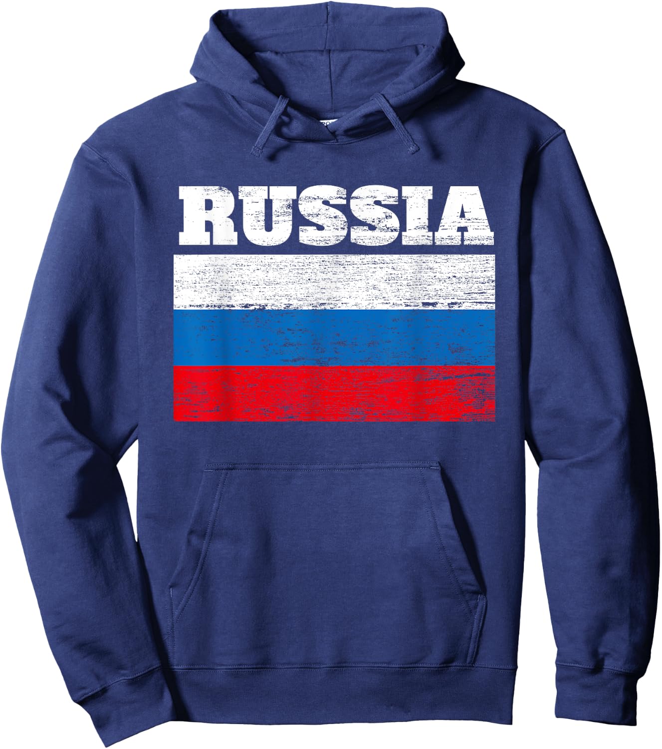 Russia Flag Cool design Gifts Idea Hoodie - Hoodie | Navy
