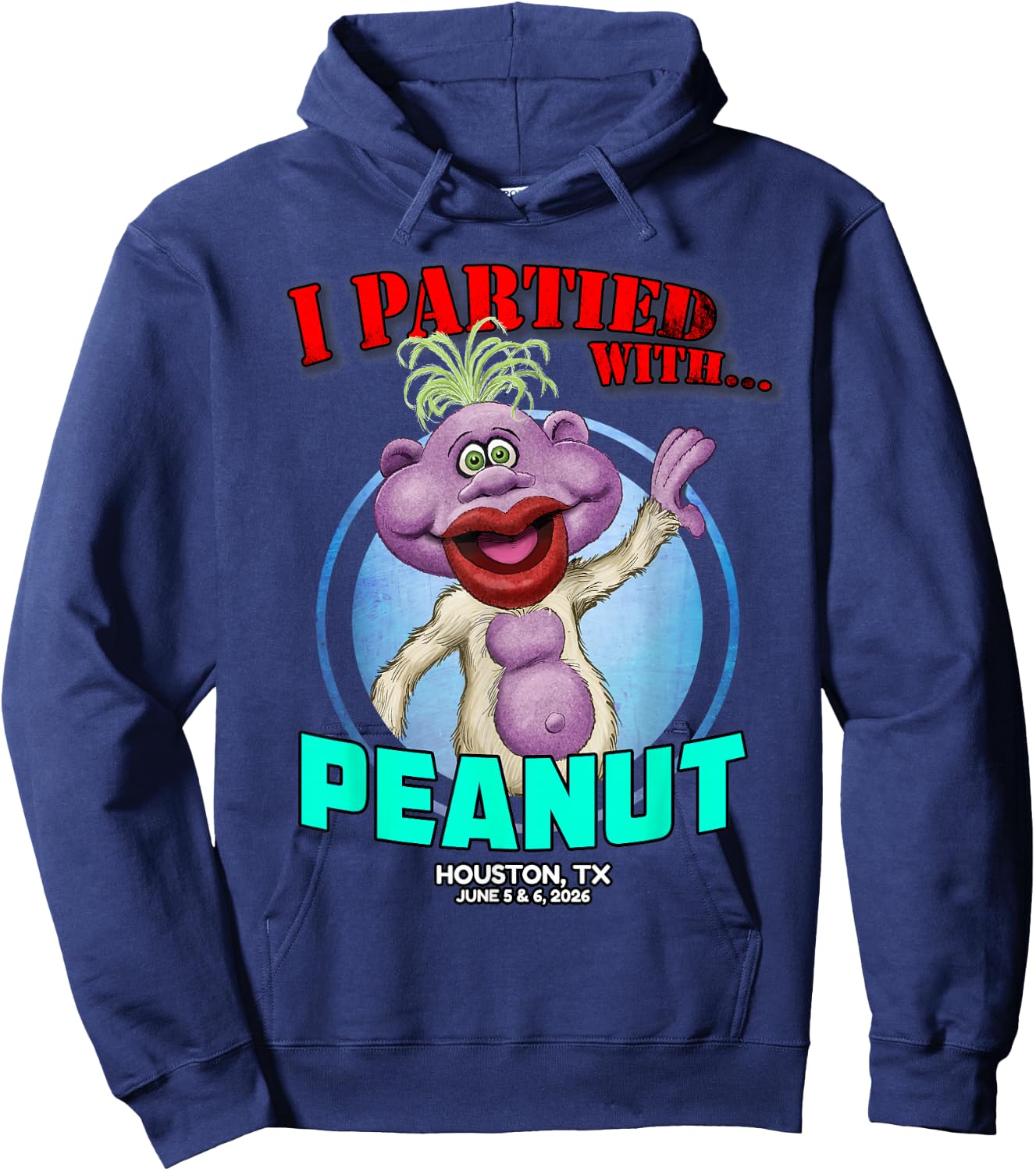 Peanut Houston, TX (2026) Hoodie - Hoodie | Navy