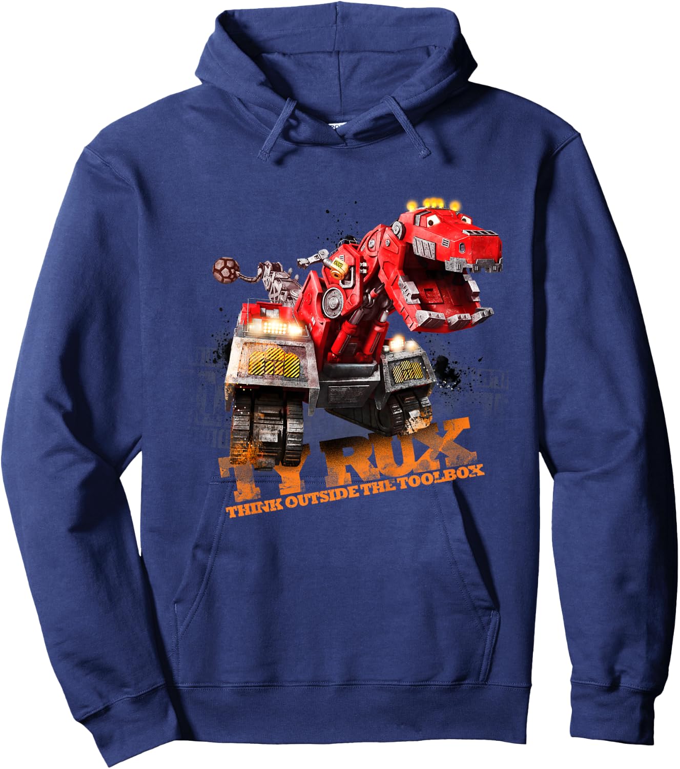 Kids DreamWorks Dinotrux - Ty Rux Action Hoodie - Hoodie | Navy