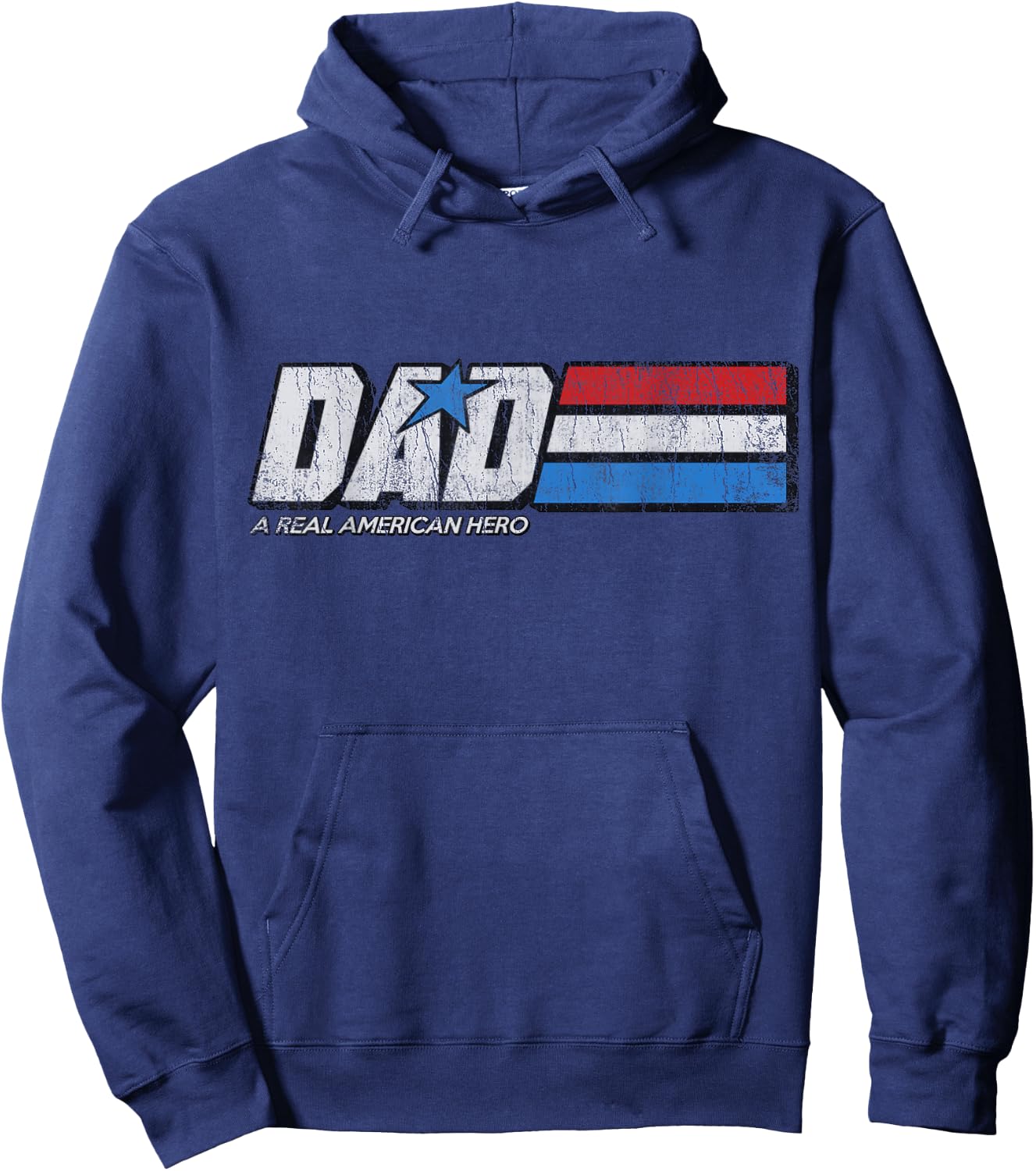 DAD A Real American Hero Hoodie - Hoodie | Navy