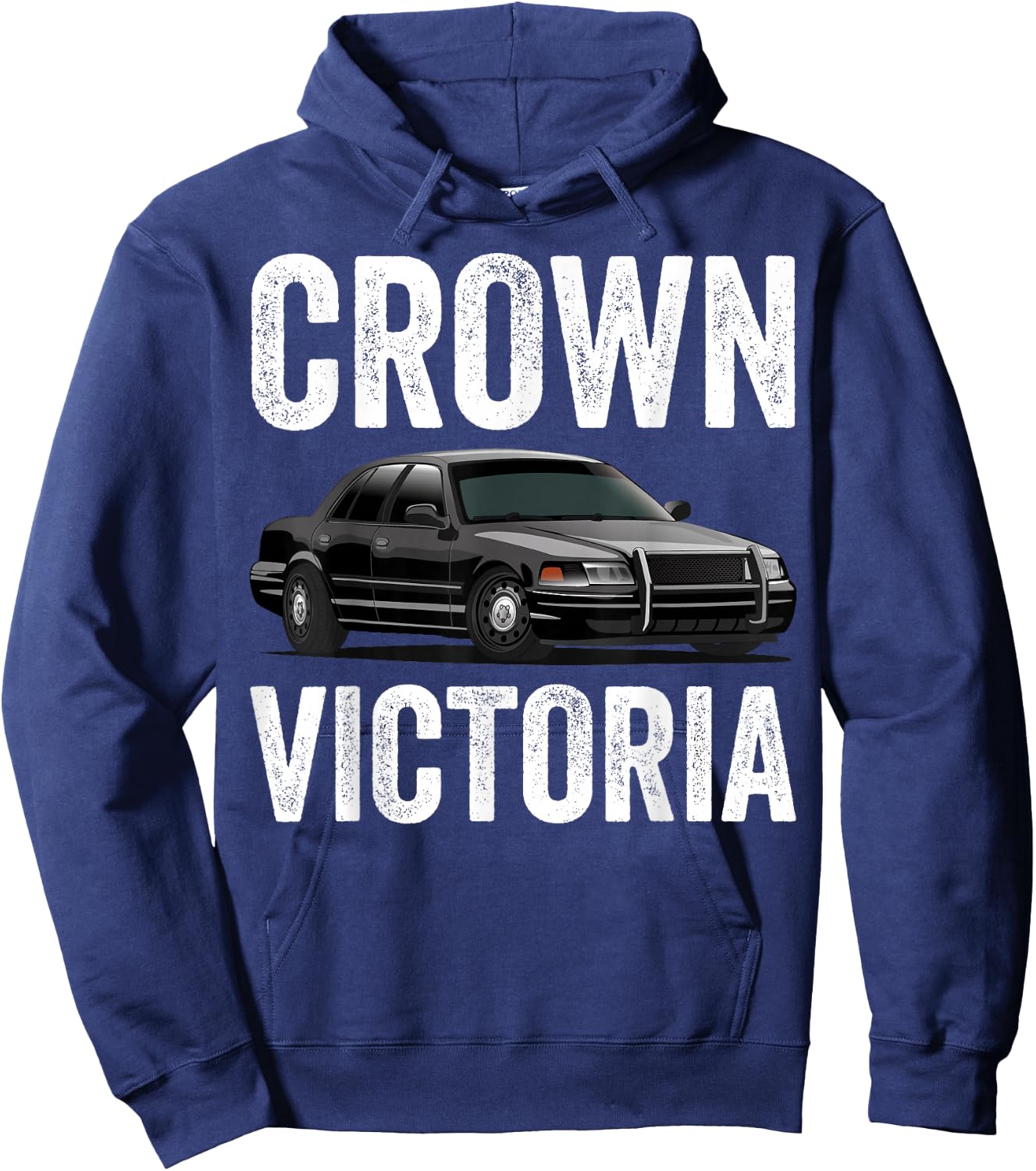 Crown Victoria P71 Cop Car Hoodie - Hoodie | Navy