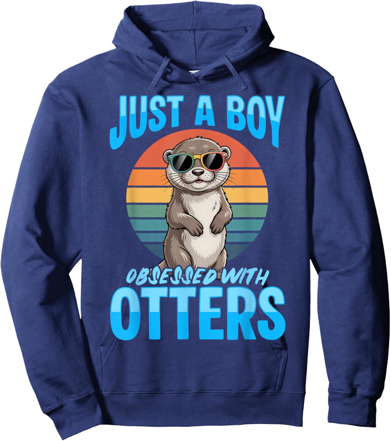 Funny Otter Hoodie - Hoodie | Navy