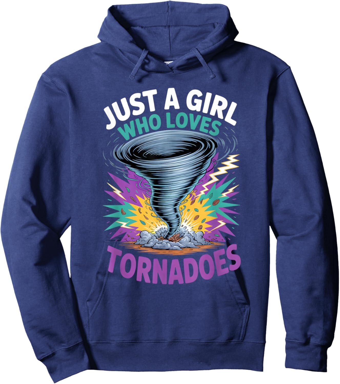 Girls Tornado Hoodie - Hoodie | Navy