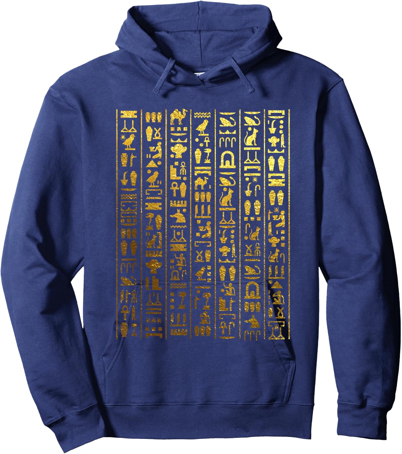 Egyptian Hieroglyphics - Ancient Egypt Small Hoodie - Hoodie | Navy