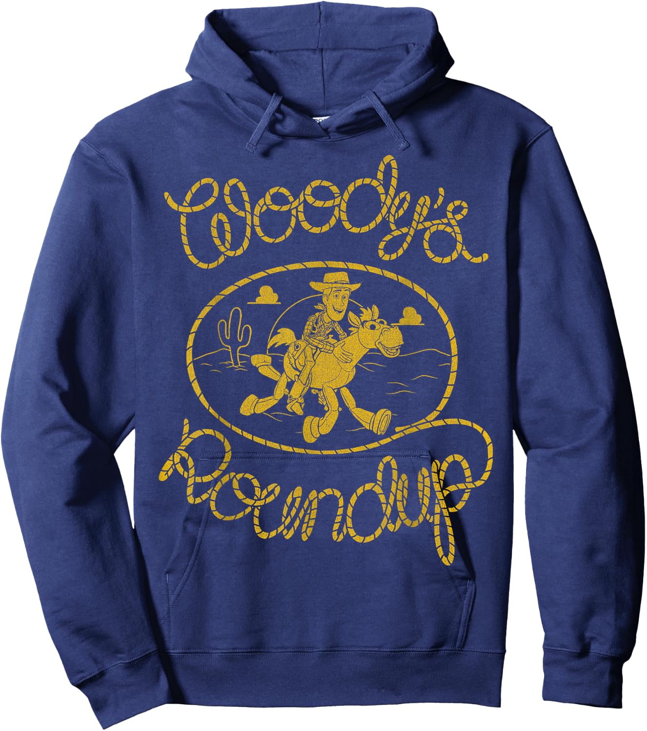 Disney Pixar Toy Story Woody's Round Up Graphic Hoodie - Hoodie | Navy