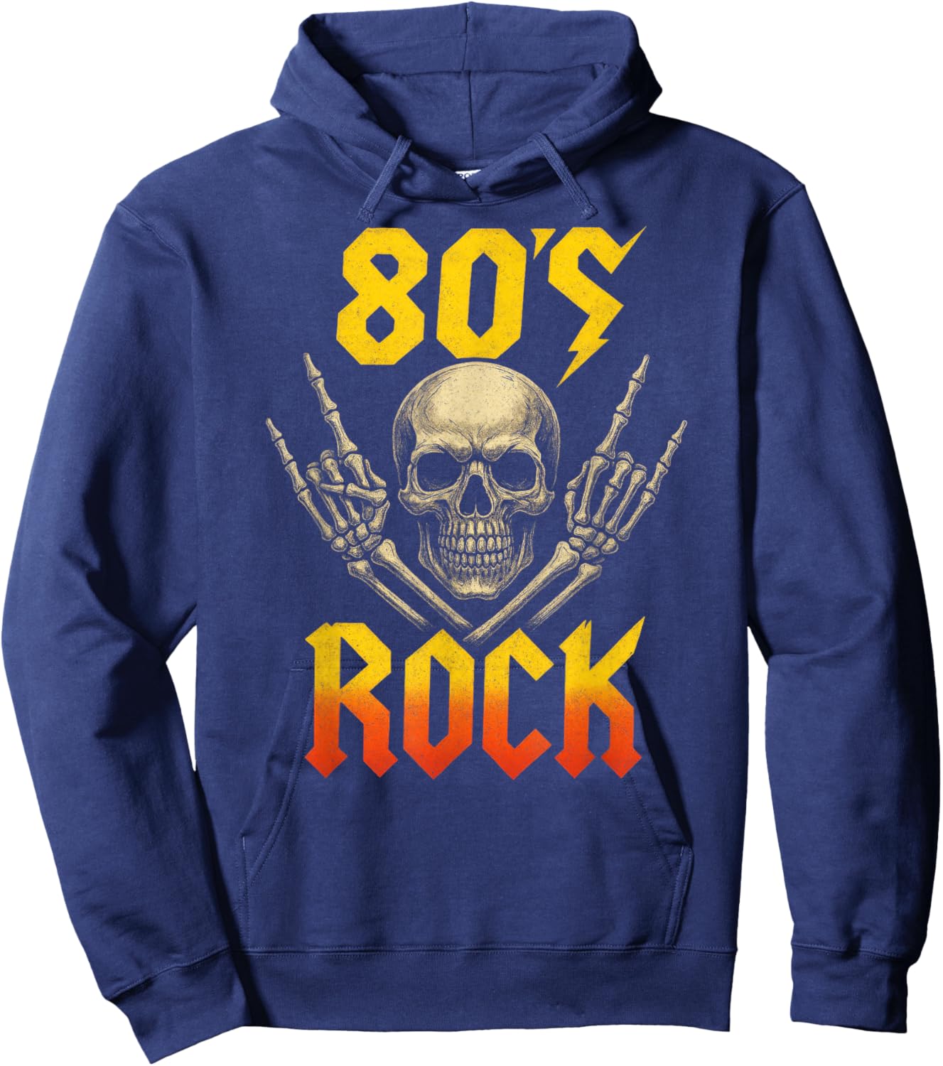 80s Rock - Vintage 1980s Retro Eighties Hoodie - Hoodie | Navy