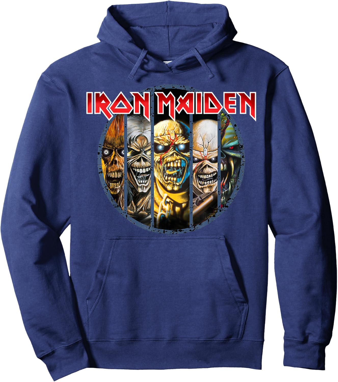 Iron Maiden - Eddie Evolution Small Hoodie - Hoodie | Navy