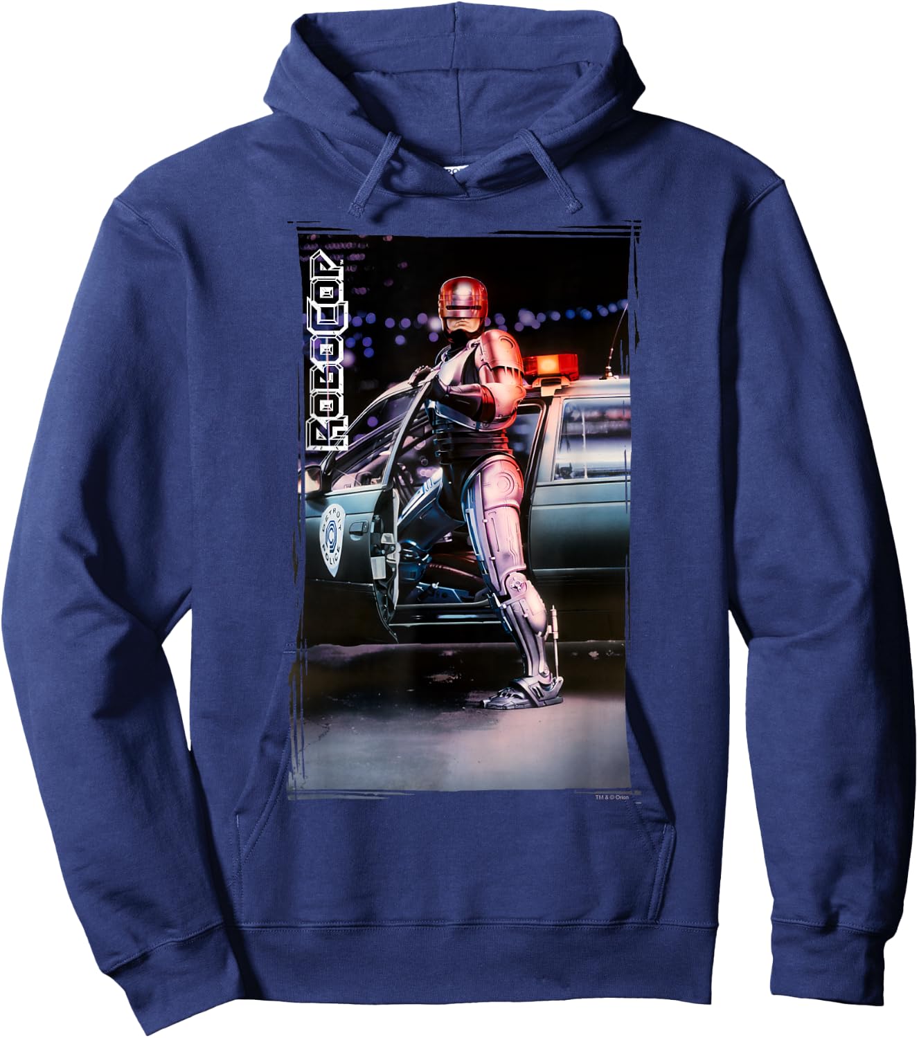 RoboCop Cruiser Photograph Logo Poster Hoodie - Hoodie | Navy