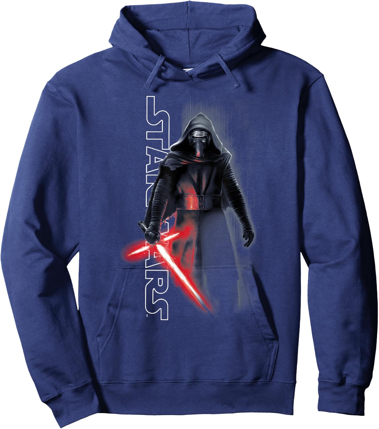 Star Wars Kylo Ren Episode 7 Logo Graphic Hoodie - Hoodie | Navy